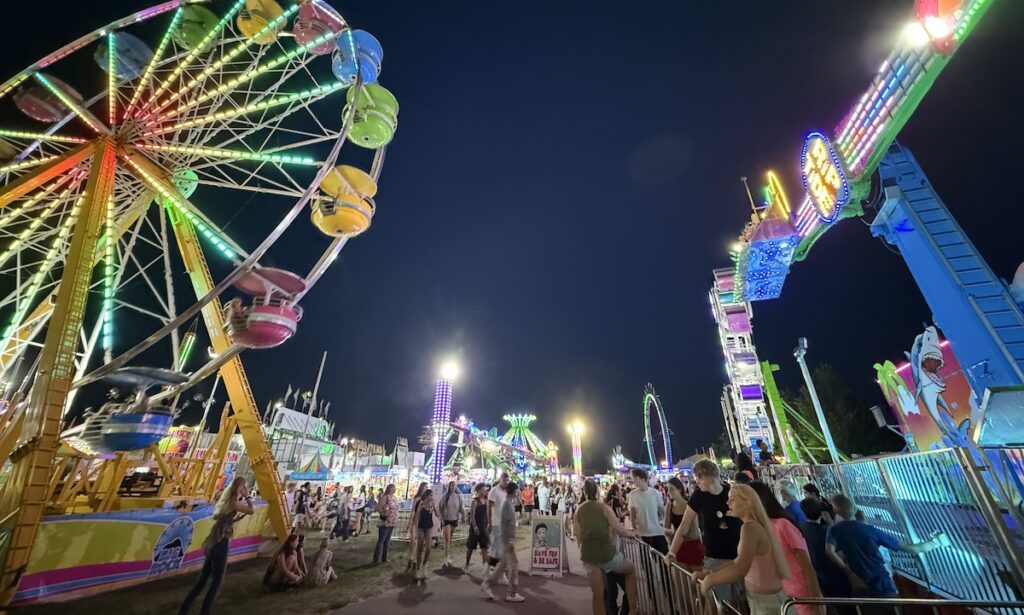 The Lenawee County Fair opens on July 26 this year. The theme is “Neon Lights and Country Nights.” (Photo courtesy of the Lenawee County Fair & Event Grounds.)