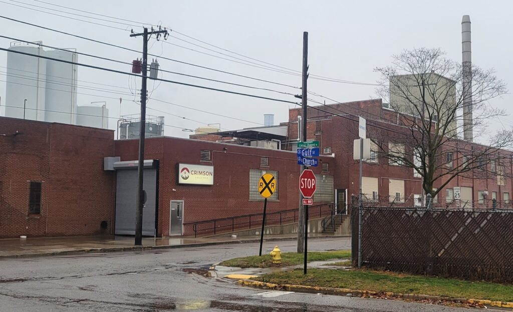 The Crimson Holdings facility on East Maumee Street is pictured on December 3.