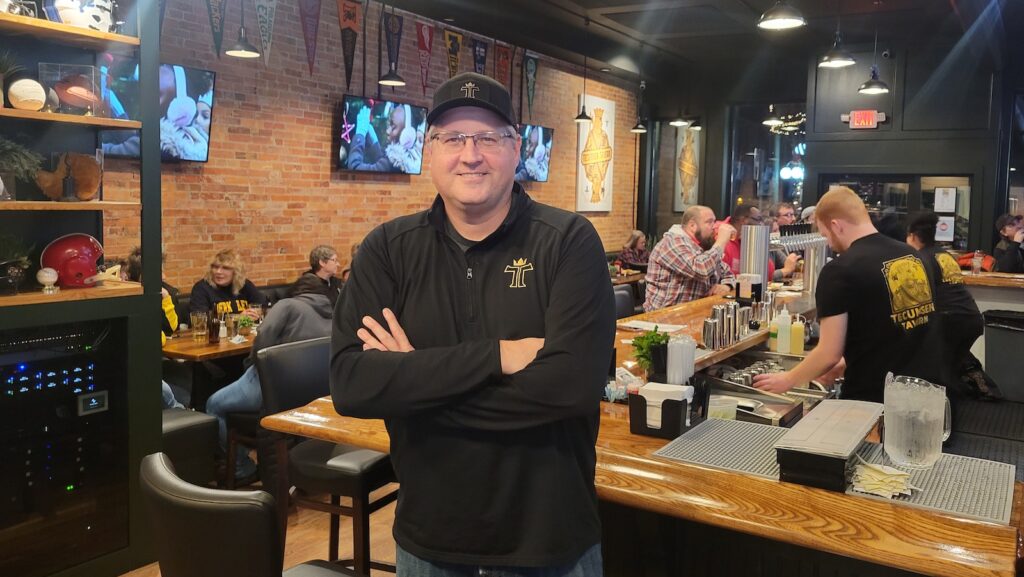 Bill Leisenring is the co-owner, with his son Jack, of the Tecumseh Tavern, which opened in November at 206 E. Chicago Blvd. in downtown Tecumseh.