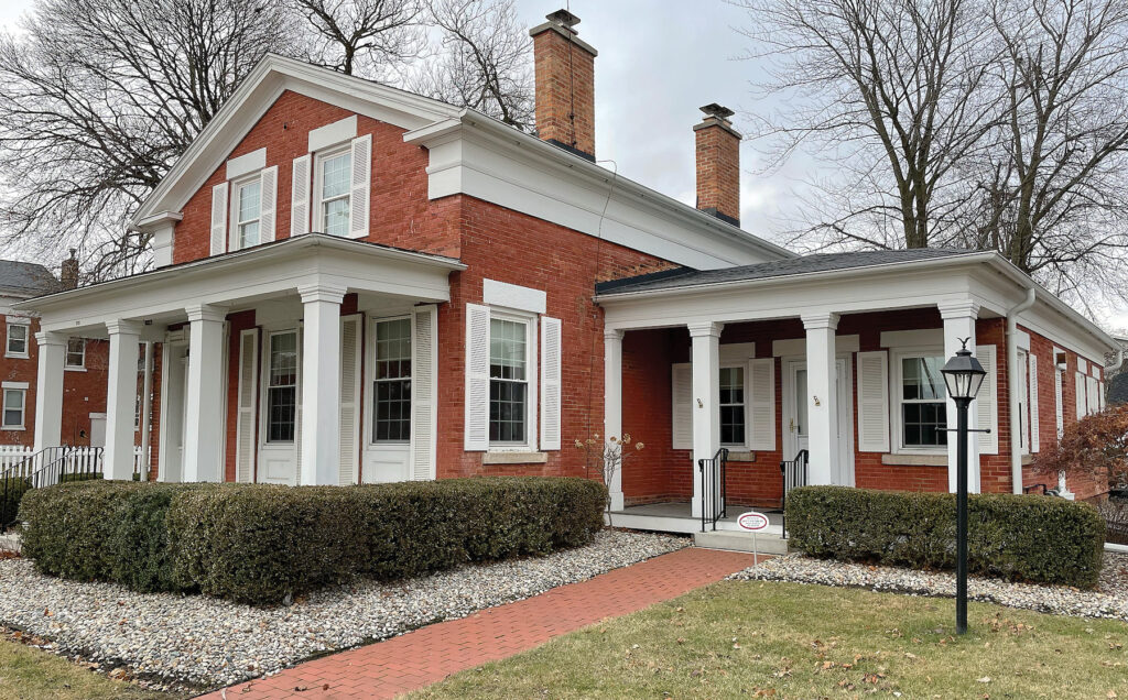 Gov. Charles Croswell’s house is located on North Broad Street in downtown Adrian.