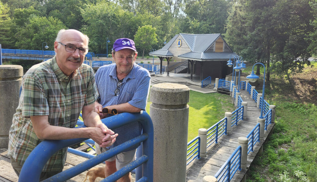 Stephen Kiersey and John MacNaughton, both longtime veterans of the theater scene in Adrian, have teamed up to create the Adrian Shakespeare Company, which will produce “A Midsummer Night’s Dream” at the Trestle Park bandshell in August.