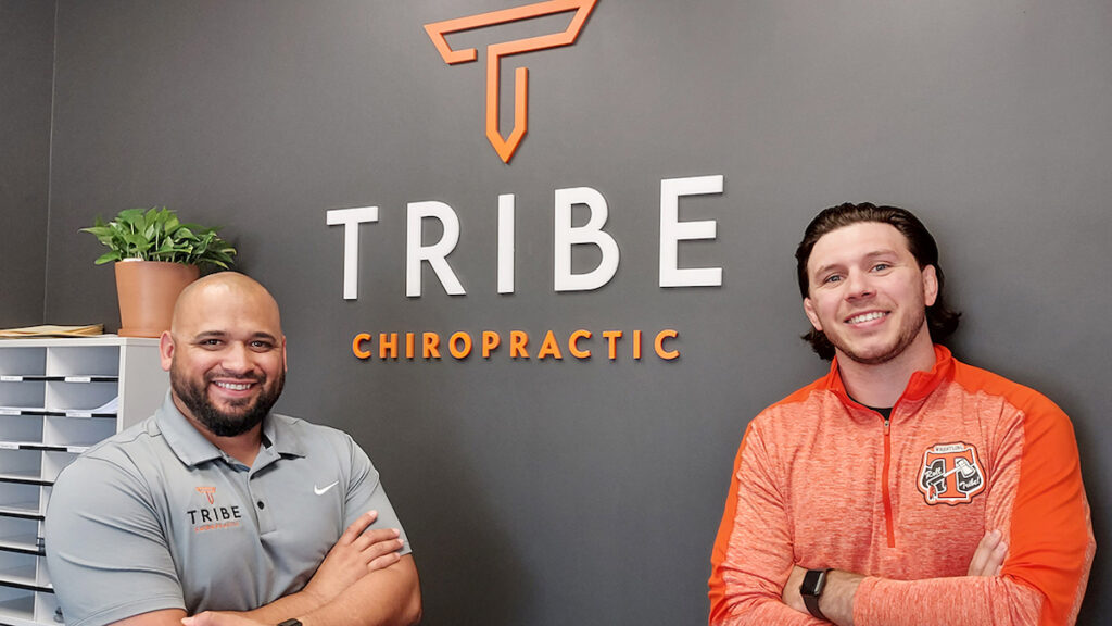 Drs. Shane Wallace and Devan Marry, both Lenawee County natives, recently started Tribe Chiropractic in Tecumseh.
