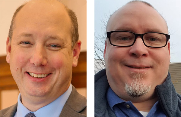 Lenawee County Commission District 1: Incumbent Republican David Stimpson (left) is being challenged by Democrat Bill Swift.