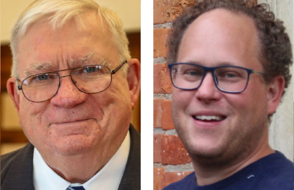 Lenawee County Commission District 6: Incumbent Republican Terry Collins (left) is being challenged by Democrat Andrew Winckles.