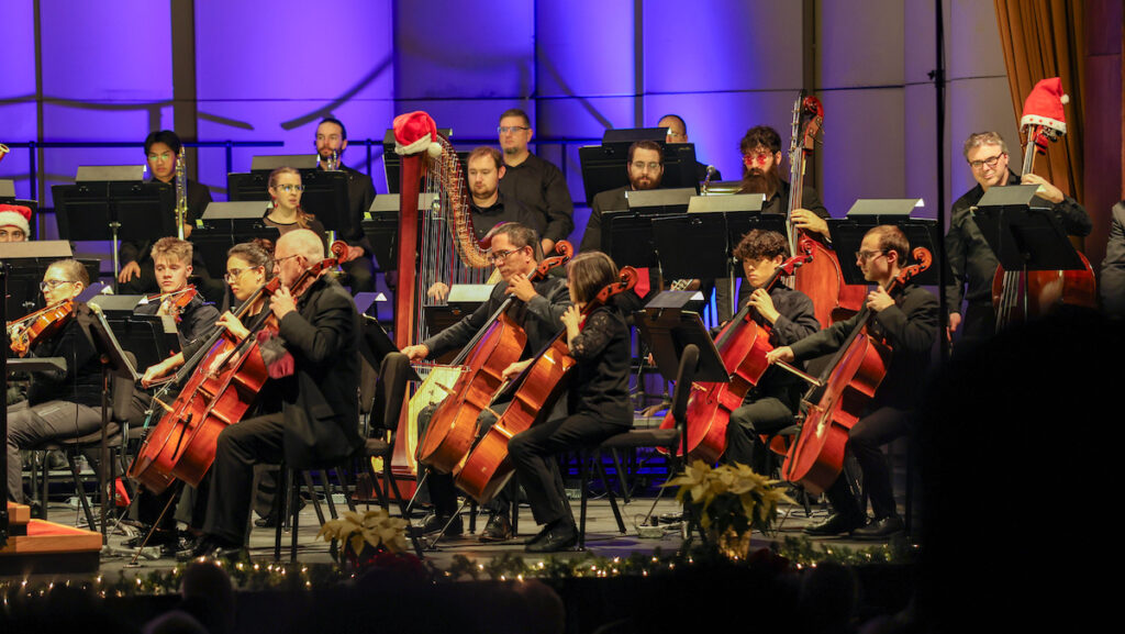 The Adrian Symphony Orchestra’s holiday pops concert will take place on Dec. 14 in Adrian College’s Dawson Auditorium.