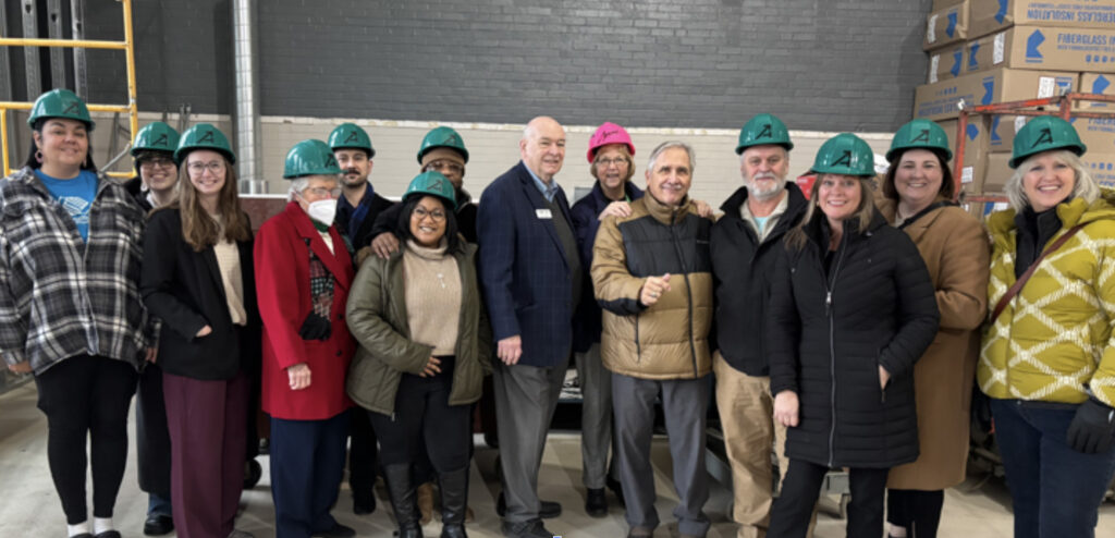 Representatives of the Boys & Girls Club of Lenawee, ProMedica Ebeid Neighborhood Promise, and Legacy Barber College are pictured during a recent tour of the Align Center.