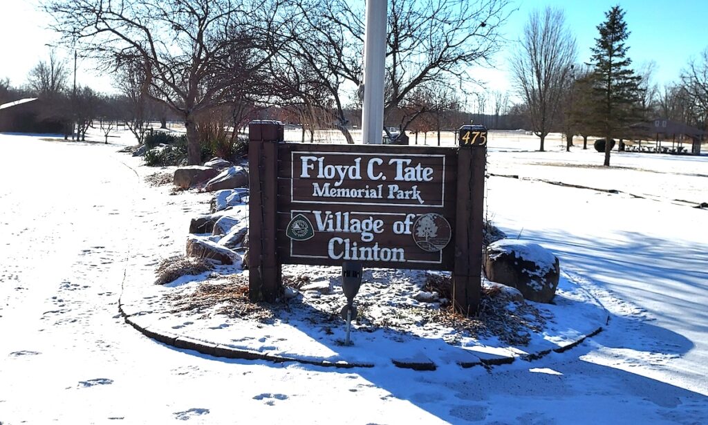 A paved pathway and a new fishing and observation deck overlooking the River Raisin are among the improvements planned to Tate Park in Clinton.