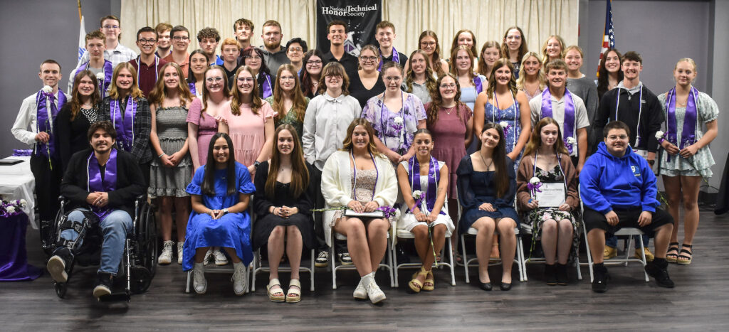 These afternoon LISD Tech Center students were recognized by the National Technical Honor Society on April 3.