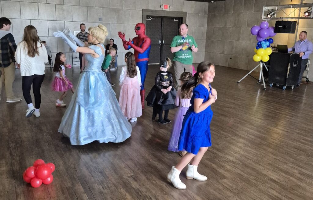 Autism GRACE of Lenawee hosted a Family Fun Dance on April 12, with the theme Princesses and Superheroes.