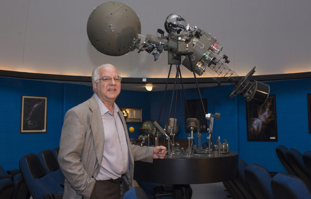 Mark Fairclough is the director of Adrian College's Robinson Planetarium. (Photo courtesy of Adrian College)