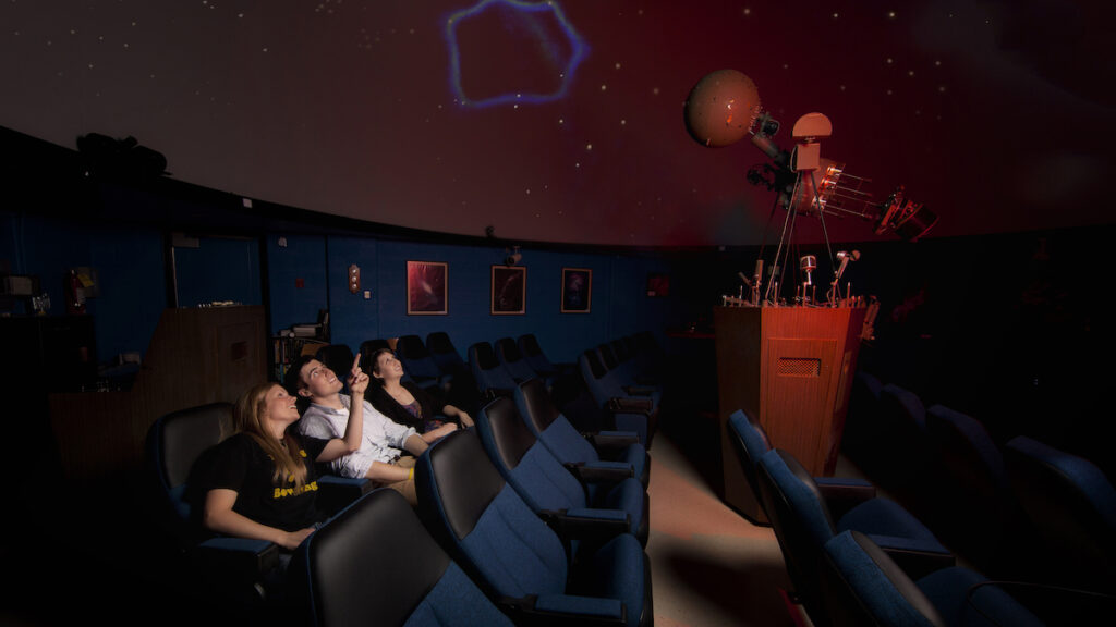 Robinson Planetarium is located in Peelle Hall on the Adrian College campus. (Photo courtesy of Adrian College)