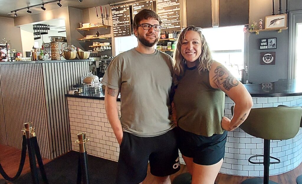 Jordan Hunyor and Shalene Beard recently opened the Blackbird Cafe & Baking Company in Manitou Beach. (Photo by Julie C. Clemes)