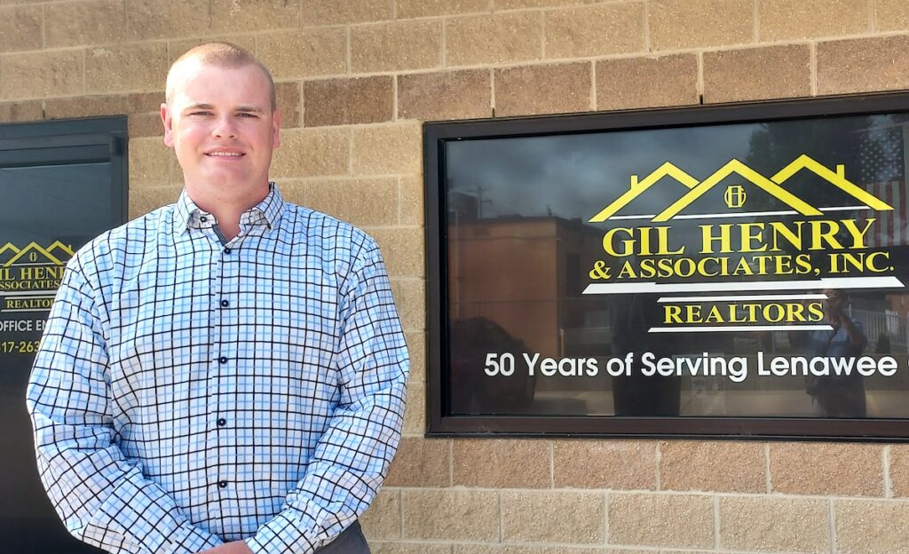 Isaac Henry is the Lenawee County Association of Realtors’ Realtor of the Year for 2025. (Photo by Julie C. Clemes)