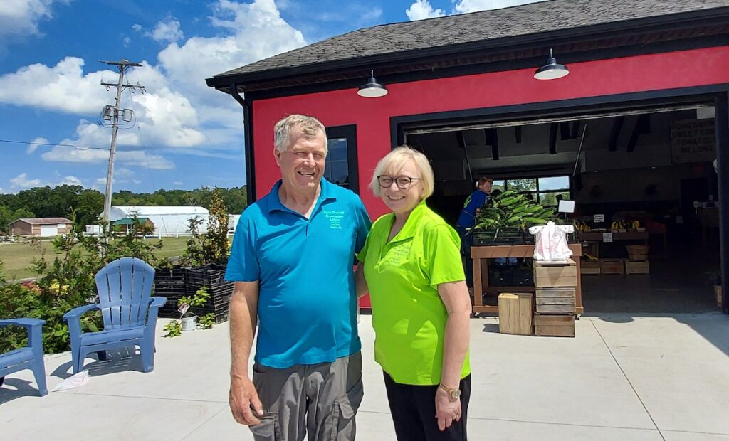 Mark Prielipp and Kathryn Mohr recently opened a second location of Mark Prielipp Greenhouse & Mohr on the site of the former JR’s restaurant in Brooklyn. Their first location is in Britton. (Photo by Julie C. Clemes)