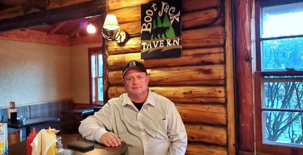 Johnnie DeAngelis is the new owner of the Boot Jack Tavern on Manitou Beach Road. (Photo by Julie C. Clemes)