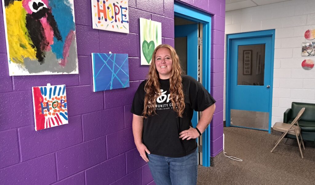 Katie O'Hotzke is the HOPE Community Center's new executive director. (Photo by Arlene Bachanov)