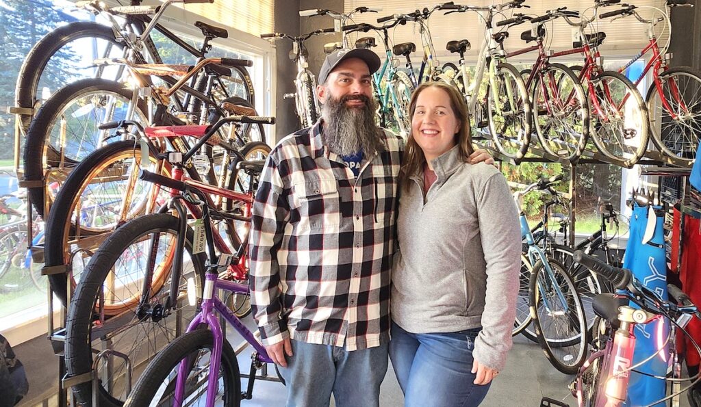 C&W Cycle in Morenci, owned and operated by Will and Amanda Harsh, celebrated its 30th anniversary this year. (Photo by Erik Gable)