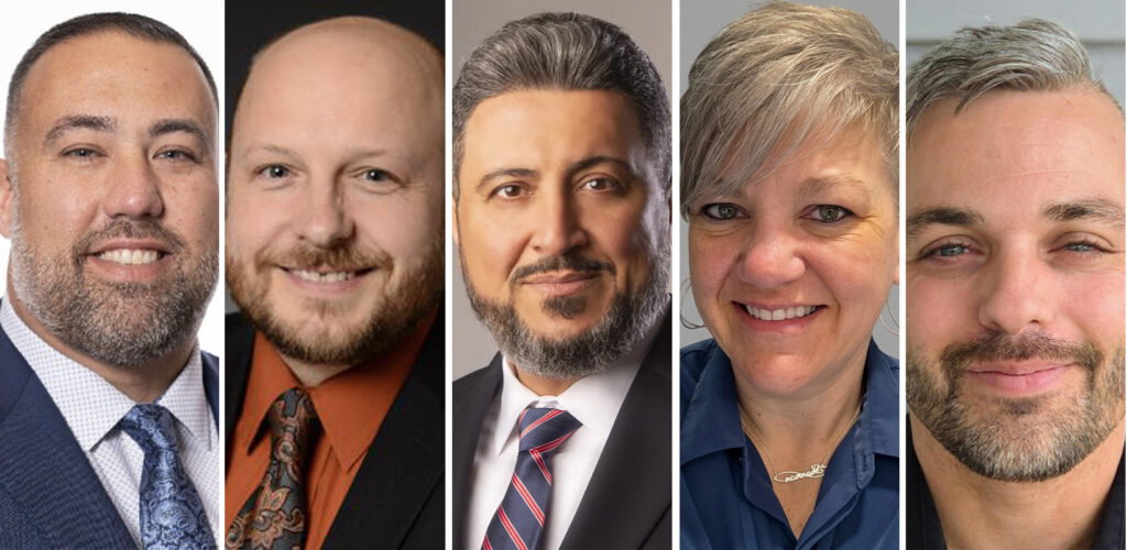 The finalists for Adrian city administrator are Jeremiah Davies, Joel Mazur, Ali Awadi, Shannon Sirpilla, and Jason Smith.