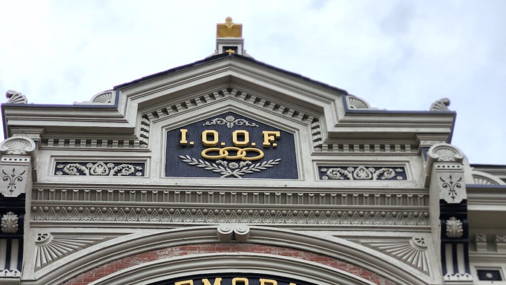 A sample of the detail work that went into the restoration of Clark Memorial Hall.