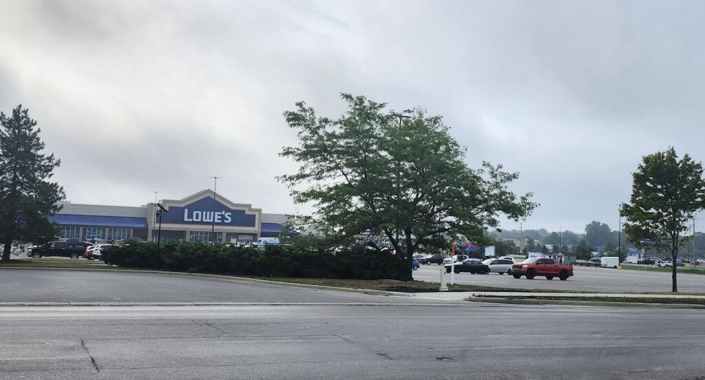 The site of the planned Chick-fil-A restaurant in Adrian.