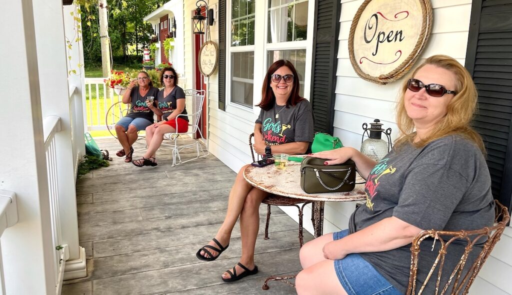 Visitors to the stores at Manitou Beach can now also experience a variety of Michigan wines as they shop. (Photo courtesy of Dave Gajda and Jose Malagon)