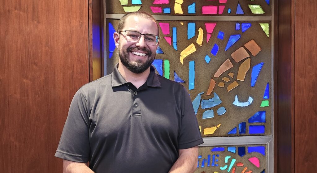 The Rev. Zack Dunlap is the new pastor of First United Methodist Church in Adrian. (Photo by Erik Gable)