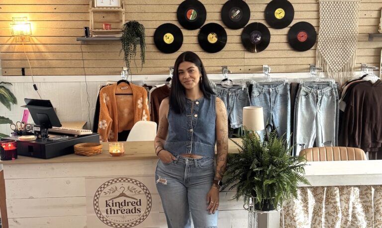 Therese Parker is the owner of Kindred Threads, 810 W. Maumee St.