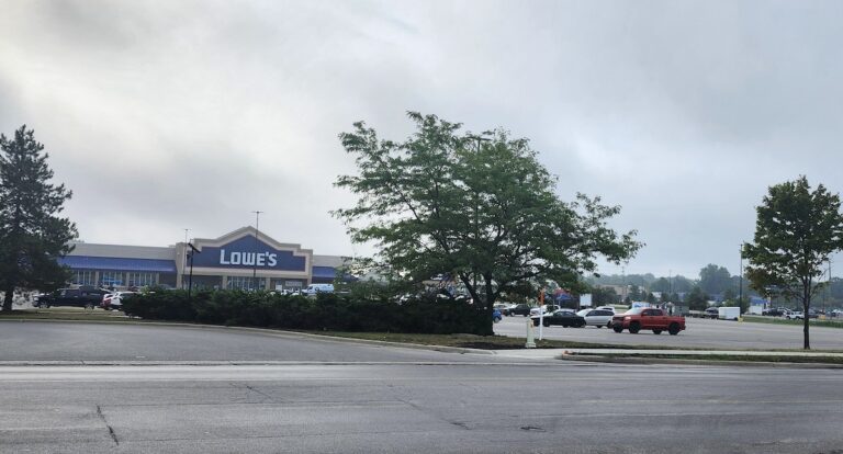 The site of the planned Chick-fil-A restaurant in Adrian.
