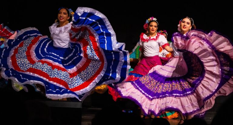 Members of Ballet Folklórico De Detroit are pictured during a recent performance.